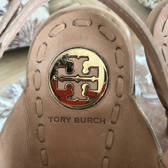 HPx2! Tory Burch Caylan Sandals. Size 8.5, 5” heel. Unworn. - Picture 11 of 15